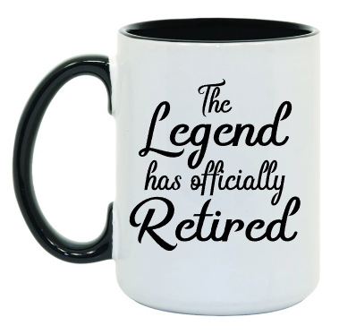 Legend Retirement 15 oz Mug