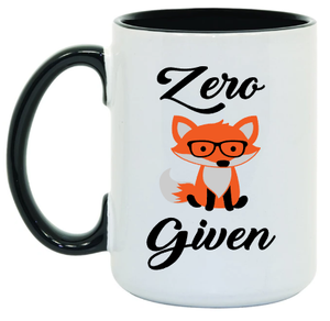 Zero Fox 15 oz Mug