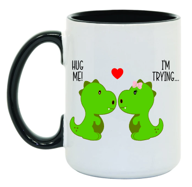 Dino Hug 15 oz Mug