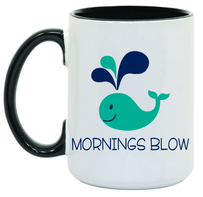 Mornings Blow 15 oz Mug