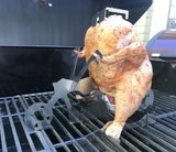 Flaming Biker - Beer Can Chicken Stand