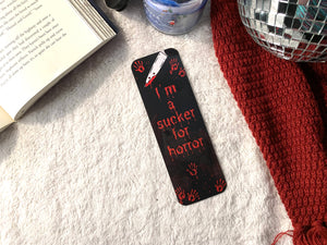 Sucker For Horror Bookmark