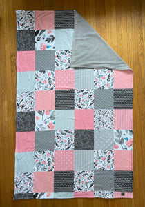 Jersey Knit & Minky Blankets Adult or Toddler