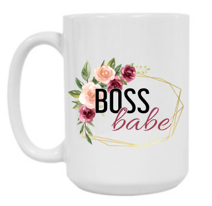 Boss Babe 15 oz Mug