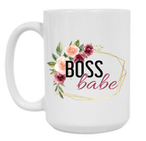 Boss Babe 15 oz Mug