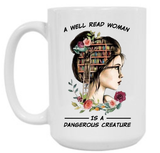 Well Read Woman 15 oz Mug