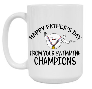 Swimming Champions 15 oz Mug