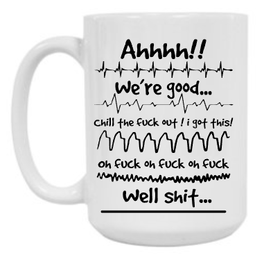 Heart Beat Nurse 15 oz Mug