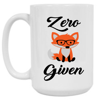 Zero Fox 15 oz Mug