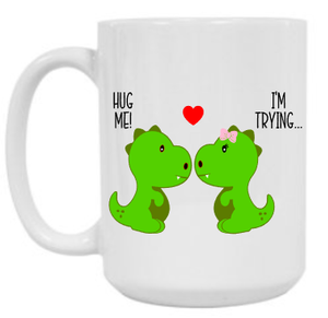 Dino Hug 15 oz Mug