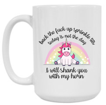 Naughty Unicorn 15 oz Mug